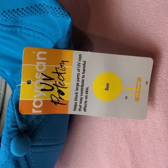 Adams Blue Rayosun UV Protection Adjustable Baseball Cap - Picture 6 of 6